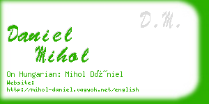 daniel mihol business card